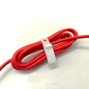 CHINEE FUYUXUAN Cable Tie Silicone Hook Loop Cable Wiring Harness Cable Fastener Marker Straps Power Wire Management for Earbud