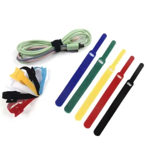 CHINEE Factory Back to Back Hook and Loop Nylon Cable Ties for Velcro Fasteners Self Adhesive Straps Custom Double