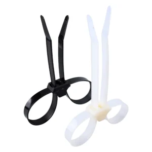 CHINEE Factory Direct Nylon 66 Plastic Double Handcuffs Self Locking Cable Ties and Strap Zip Ties High Quality Handcuffs Ties