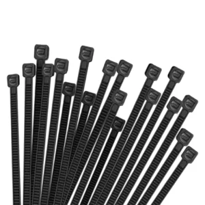 CHINEE Factory Direct Various Color Self-Locking Nylon Cable Ties Black and White Plastic Zip Ties for Organization and Convenience