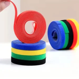 CHINEE Factory Double Sided Hook and Loop Straps Multi Colour Velcroes Cable Ties Wire Management for Home Office Data Center
