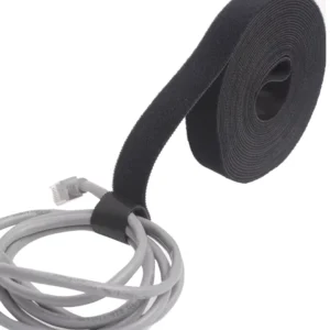 CHINEE Factory Double Sided Reusable Straps Colorful Eco-Friendly Polyester Nylon Cable Tie Wraps Back Hook Loop Fastener