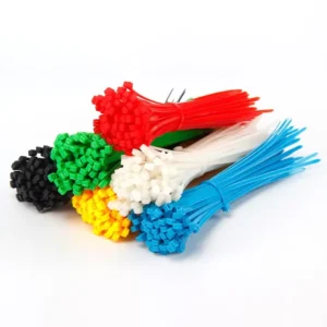 CHINEE Good Quality 100Pcs Nylon Cable Ties with Self Locking Zip Ties Custom Size Logo Plastic Cable Mounts Assorted Sizes