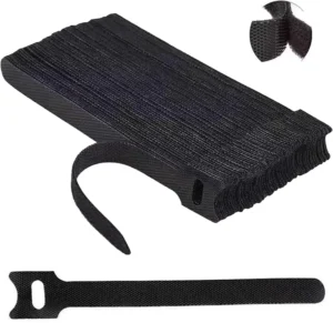 CHINEE Factory Eco-Friendly Reusable Washable Cable Ties Adjustable Self-Adhesive Hook Loop Double Sided for Cable Management for Shoes