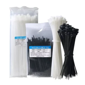 CHINEE Factory High Quality Eco friendly UV Nylon Plastic Cable Ties Self Locking Low Temperature Resistance 12mm 300mm 2.5mm 200mm