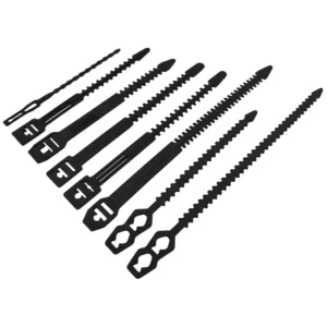 CHINEE Factory Hot Fishbone White Black Self locking Cable Ties Plastic Cable Ties