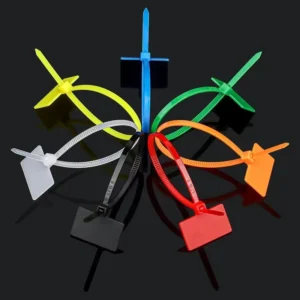 CHINEE Factory Price Label Ties Nylon Cable Ties Tag Labels Plastic Loop Ties Markers Cable Tag Self locking Zip Ties