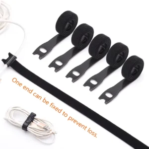 CHINEE Factory Supply Nylon Double Sided Heat Resistant Eco Friendly Cable Tie Organizer Custom Logo Releasable Back to Back Design