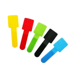 CHINEE Factory Supported Custom Colorful Nylon Cable Tie Eco-Friendly Single Sided Strong Adhesive Garment Use Tape Hook Loop