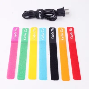 CHINEE Factory made Wire Management Nylon Cable Tie Hook and Loop Self adhesive Cable Tie