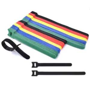 CHINEE Fastening Cable Management Straps Hook Loop Cord Organizer Wire Ties Reusable Cable Ties Cable Straps