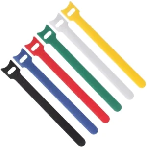 CHINEE Fastening Tape Double Side Back to Back Reusable Nylon Adjustable Self Locking Hook and Loop Cable Ties Straps Wires Cords