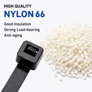 CHINEE Flame Retardant Nylon Cable Ties PA66 Self Locking Plastic Zip Ties V2 Grade