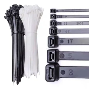 CHINEE For Self Locking Nylon 66 Cable Tie 2.5x100mm CE ROHS Certified 40C~+85C Outdoor Use Black
