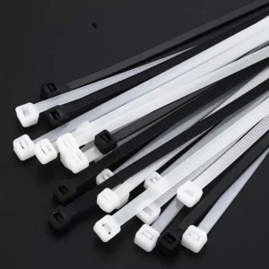 CHINEE Free Sample Manufacturer 100 Pcs Nylon Cable Tie Self Locking White black Plastic Zip Ties