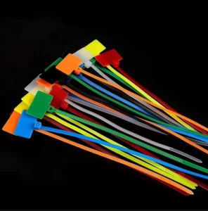 CHINEE Ftth Cable Ties Label Zip Ties 4*150 3*100 Wire Harness Widened Color Zip Ties Network Cable Marking