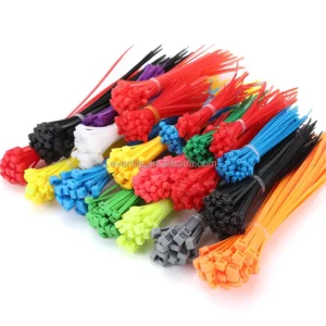 CHINEE Great Quality Customized Color Cable Ties Strong Multi Purpose Plastic Tie 100PCS Per Bag
