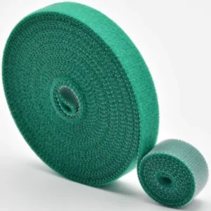 CHINEE Green Nylon Self Adhesive Hook Loop Velcro Zip Ties Foldable Cable Organizer Back to Back Plant Ties for Bathroom Portable Tools