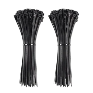 CHINEE Heavy Duty Nylon Zip Ties Self Locking UV Resistant Black Cable Ties