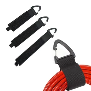 CHINEE Heavy Duty Reusable Velcro Cable Straps for Garage Storage Sofa Decoration Adjustable Hook Loop Ties with Adhesive Tape