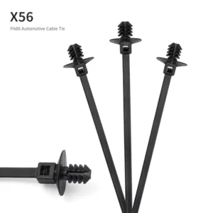 CHINEE Heavy Duty Screw Mount Cable Ties Nylon 66 UV Resistant Self-Locking Zip Ties with Screw Hole for Industrial Wire Management