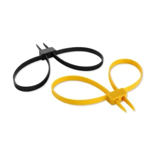 CHINEE Heavy Duty Zip Tie Flex Cuffs Disposable Nylon Double Cuffs UV Heat Resistant