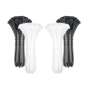 CHINEE High Quality 5x160mm Self Locking Nylon PA66 Cable Ties UV Resistant 6.3″ Length 22kg 50lbs Tensile Strength Zip Ties 4.8*160mm