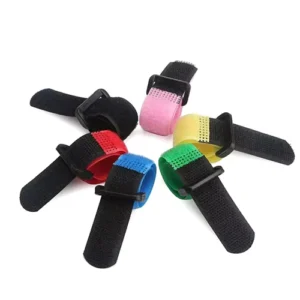 CHINEE High Quality Custom Adjustable Elastic Hook and Loop Cinch Strap Plastic Buckle Reusable Band Eco Friendly Multi Purpose Hook