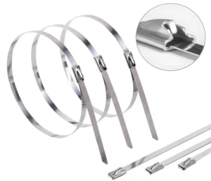 CHINEE High Quality DEYI Brand Industrial Use SUS 201 304 316 Stainless Steel Self Locking Cable Ties 300 550mm