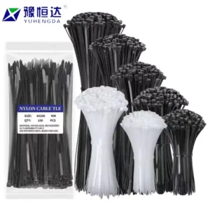 CHINEE High Quality Eco-friendly Self-Locking Nylon 66 Cable Ties UV Resistant Heat-resistant Length Options 200mm 250mm Width 2.5mm