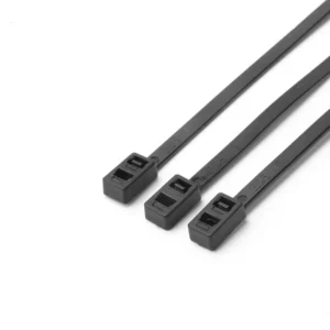 CHINEE High Quality High temperature Resistant Double Buckle Self locking Plastic Cable Tie