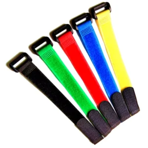 CHINEE High Quality Hook and Loop Nylon Cable Ties with Plastic Buckle Hook and Loop Strap Velcroes Strap
