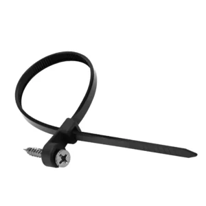 CHINEE High Quality Nail Hole Zip Tie Screw Ties 2.5mm X 100mm Screw Mount Cable Ties