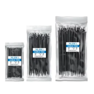 CHINEE High Quality Nylon Cable Ties Customized Self-Locking Plastic Zip Ties White/Black Wire Binding Wrap Straps