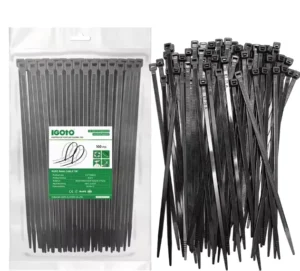 CHINEE High Quality Nylon Self Locking UV Resistant Heat Resistant 100mm Zip Tie White for Industrial Electrical Cables