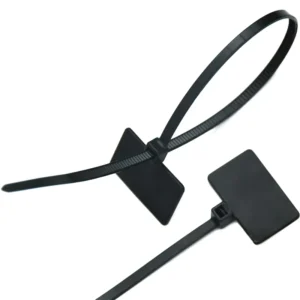 CHINEE High Quality Plastic Electric Marker Nylon Cable Ties With Label Tag