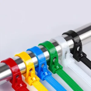 CHINEE High Quality Professional Black Nylon Cable Ties UV Soft Zip Wraps Waterproof IEC Yojiu Plastic Clamp Various Sizes Releasable