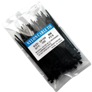 CHINEE High Quality Self-Locking Eco-Friendly Black/White Nylon Cable Ties