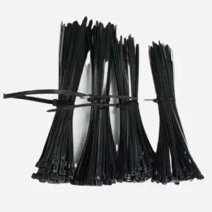 CHINEE High Quality UV Black Nylon 66 Cable Zip Ties 100mm Length 2.5mm Width Flexible Self Locking Plastic Fastener