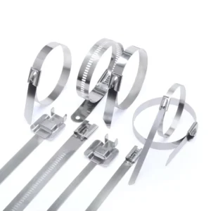CHINEE High Quality for Self Locking Stainless Steel Cable Ties SS304 316 4.6*300mm 0.25mm Thickness UV Resistant Low Smoke