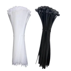 CHINEE High Strength Anti-Aging Ultraviolet PA66 Cable Tie Outdoor Anti-UV Sunscreen in Black White Colors for Communication Cables