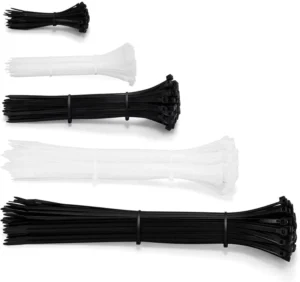 CHINEE High Strength Nylon 66 Cable Ties 14 Inch Zip Ties with Plastic Wrapping Coloured 100pcs Pkt Made in China