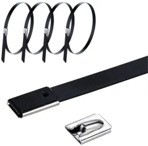 CHINEE High Tensile Strength 316 Elastic Stainless Steel Cable Zip Ties