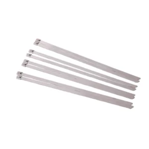 CHINEE High Tensile White Stainless Steel Coated Self locking Heavy Duty Customized Cable Tie Hose Clamps Kaiyue CT SL S 9 Industrial