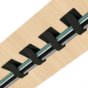 CHINEE Hook and Loop Cable Straps Cable Management Under Desk Self Adhesive Wall Stickers