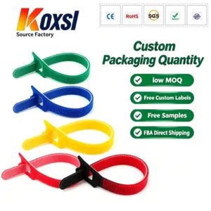 CHINEE Hook and Loop Cable Ties Flexible Reusable Nylon Cable Straps Self Gripping Wire Cord Organizer Fasteners Supplier CE