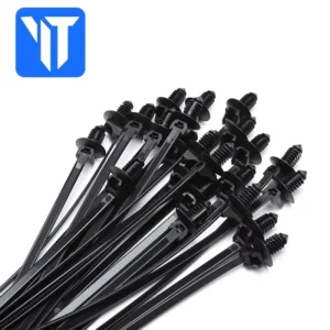 CHINEE Hot Selling 300mm Nylon Cable Ties Self Locking Good Quality Plastic Tags with Double Loop Spiral 2.5mm Width