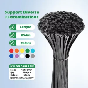 CHINEE IGOTO Elastic High Logo Nylon High Material Plastic Eco-friendly CE Rohs Universal Self-Locking Cable Tie