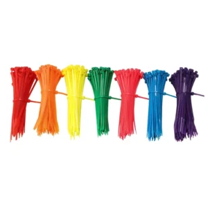 CHINEE Indoor and Outdoor Use High Tensile Colorful Self-Locking Plastic Wire Zip Ties Nylon 66 Cable Tie Wraps