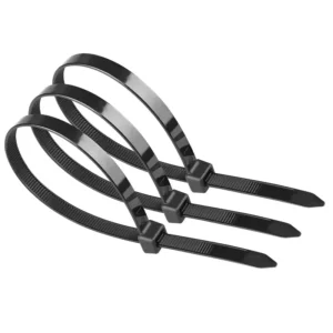 CHINEE Industrial PA66 2.5*150mm UV Resistant Cable Zip Ties Plastic Tie Wraps for Electrical Wiring Bundling Use